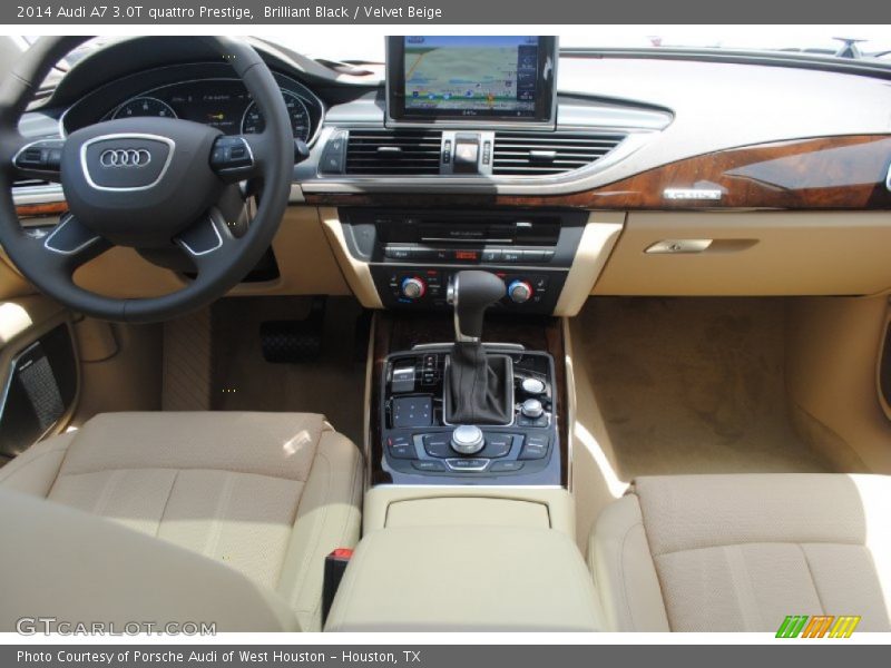 Brilliant Black / Velvet Beige 2014 Audi A7 3.0T quattro Prestige