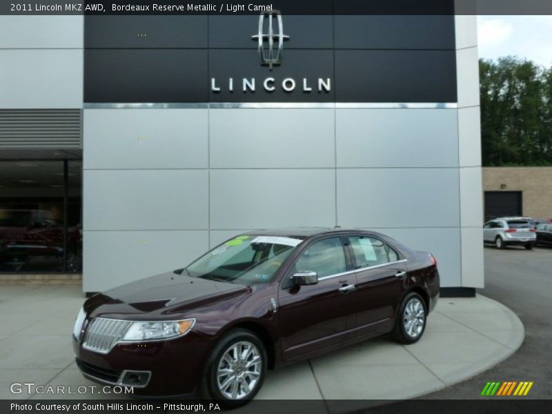 Bordeaux Reserve Metallic / Light Camel 2011 Lincoln MKZ AWD