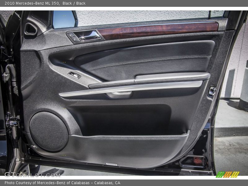 Black / Black 2010 Mercedes-Benz ML 350