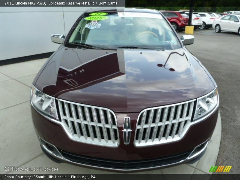 Bordeaux Reserve Metallic / Light Camel 2011 Lincoln MKZ AWD