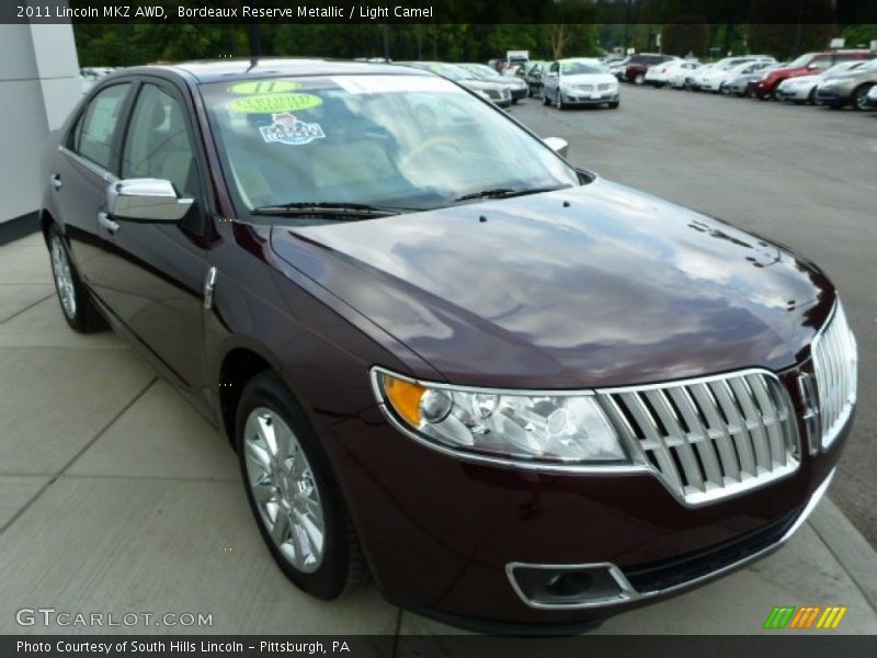 Bordeaux Reserve Metallic / Light Camel 2011 Lincoln MKZ AWD