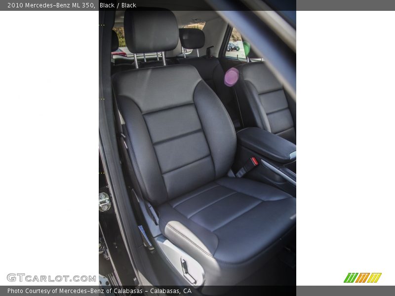 Black / Black 2010 Mercedes-Benz ML 350