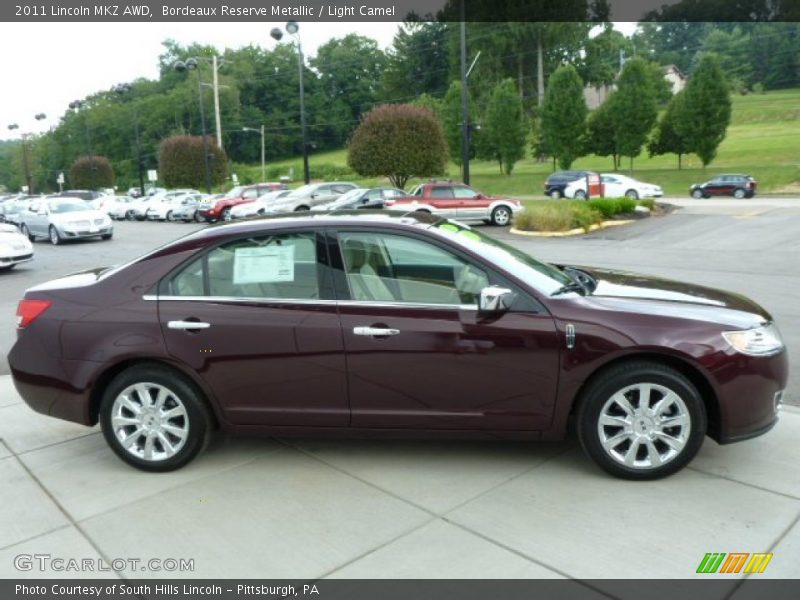 Bordeaux Reserve Metallic / Light Camel 2011 Lincoln MKZ AWD