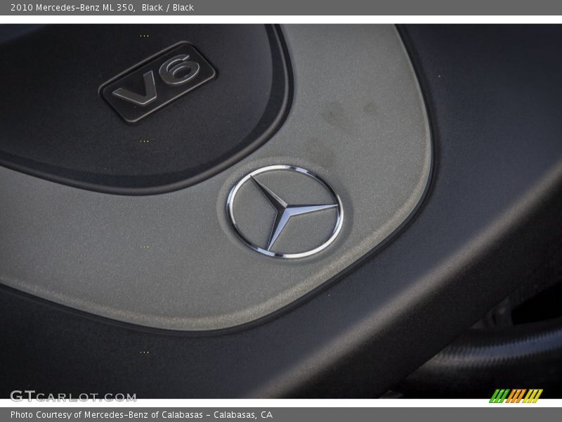 Black / Black 2010 Mercedes-Benz ML 350