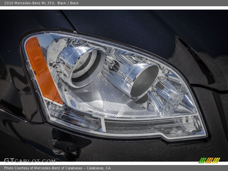 Black / Black 2010 Mercedes-Benz ML 350