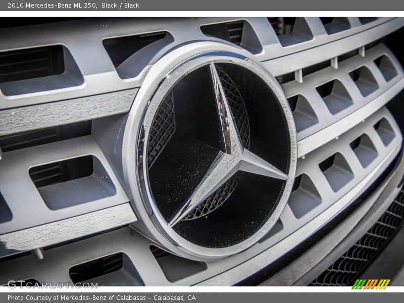 Black / Black 2010 Mercedes-Benz ML 350