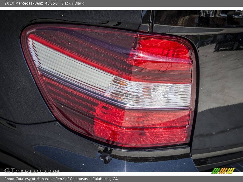 Black / Black 2010 Mercedes-Benz ML 350