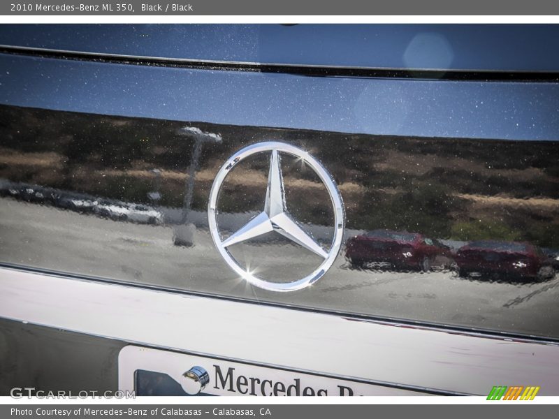 Black / Black 2010 Mercedes-Benz ML 350