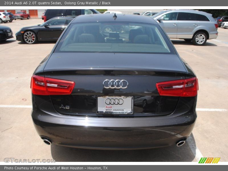 Oolong Gray Metallic / Black 2014 Audi A6 2.0T quattro Sedan