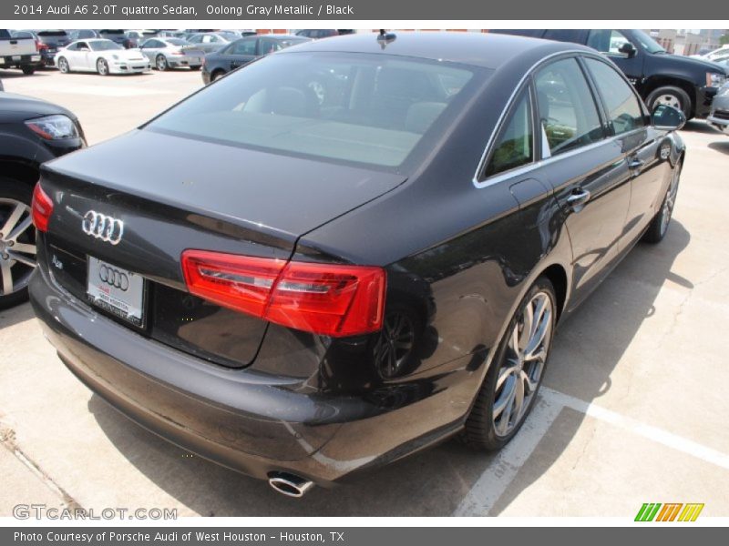 Oolong Gray Metallic / Black 2014 Audi A6 2.0T quattro Sedan