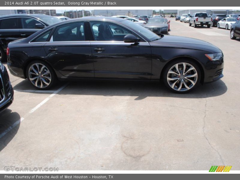 Oolong Gray Metallic / Black 2014 Audi A6 2.0T quattro Sedan