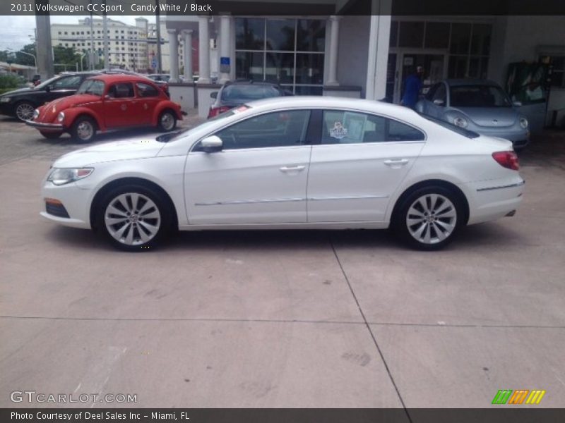 Candy White / Black 2011 Volkswagen CC Sport