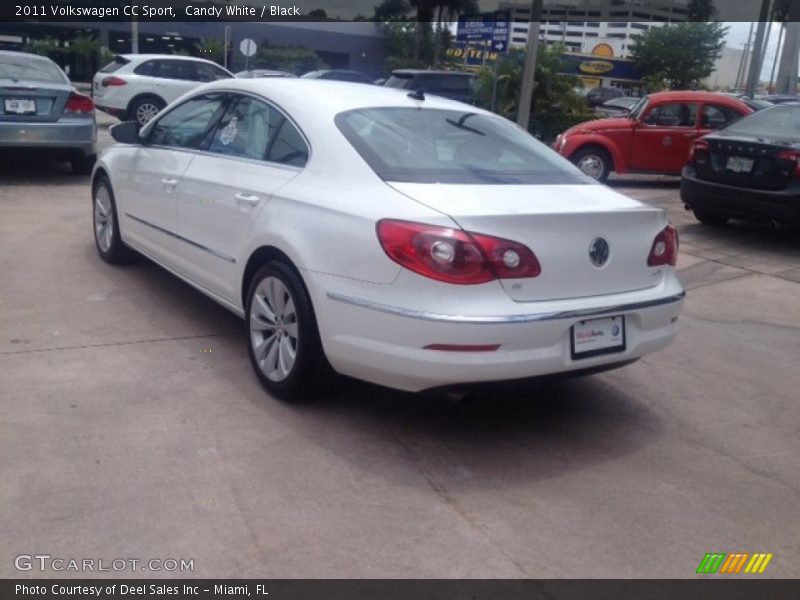 Candy White / Black 2011 Volkswagen CC Sport
