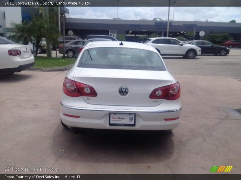 Candy White / Black 2011 Volkswagen CC Sport