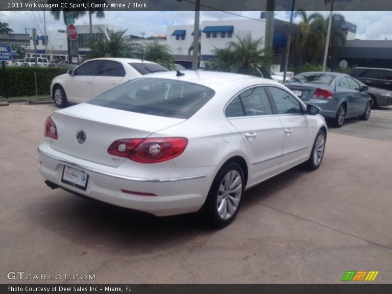 Candy White / Black 2011 Volkswagen CC Sport