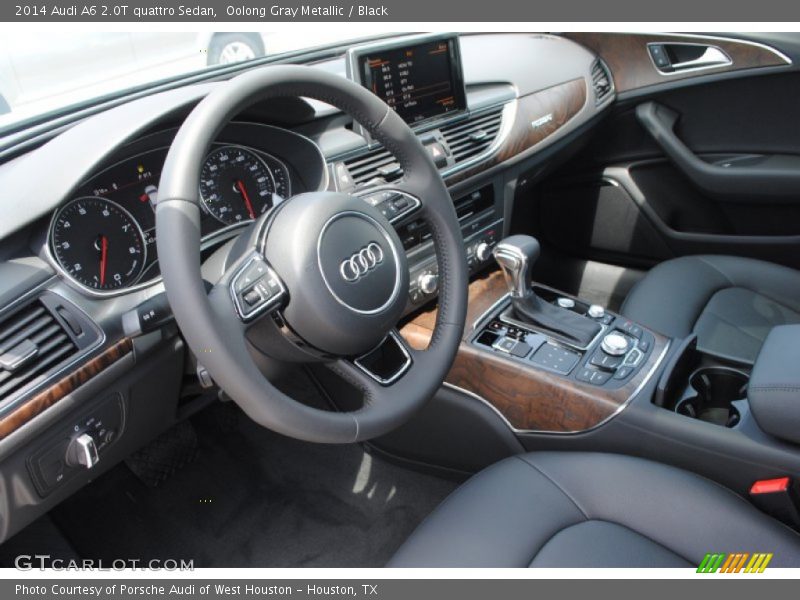 Oolong Gray Metallic / Black 2014 Audi A6 2.0T quattro Sedan