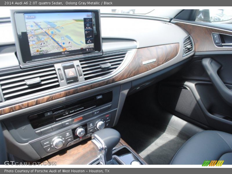 Oolong Gray Metallic / Black 2014 Audi A6 2.0T quattro Sedan