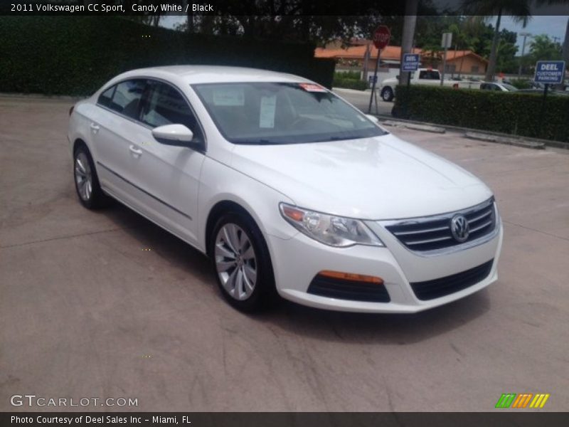 Candy White / Black 2011 Volkswagen CC Sport