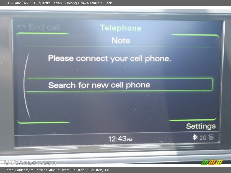 Oolong Gray Metallic / Black 2014 Audi A6 2.0T quattro Sedan