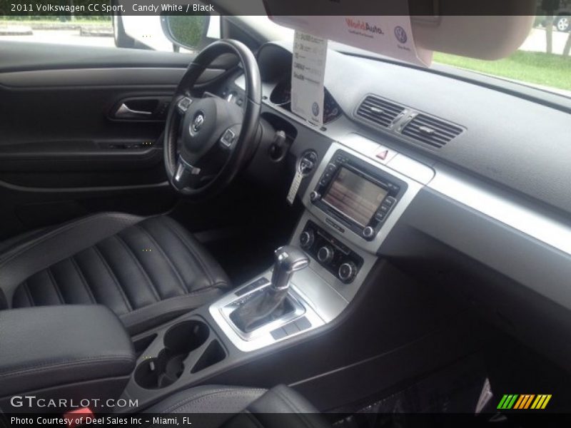 Candy White / Black 2011 Volkswagen CC Sport