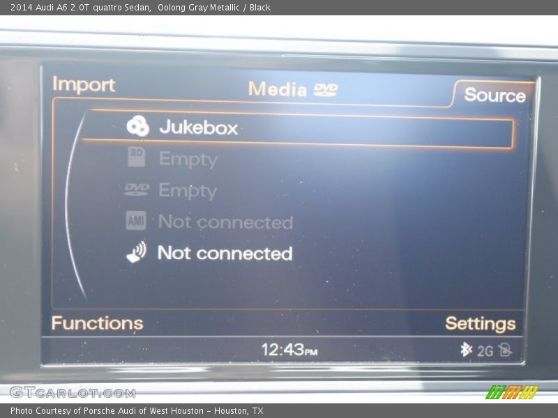 Oolong Gray Metallic / Black 2014 Audi A6 2.0T quattro Sedan