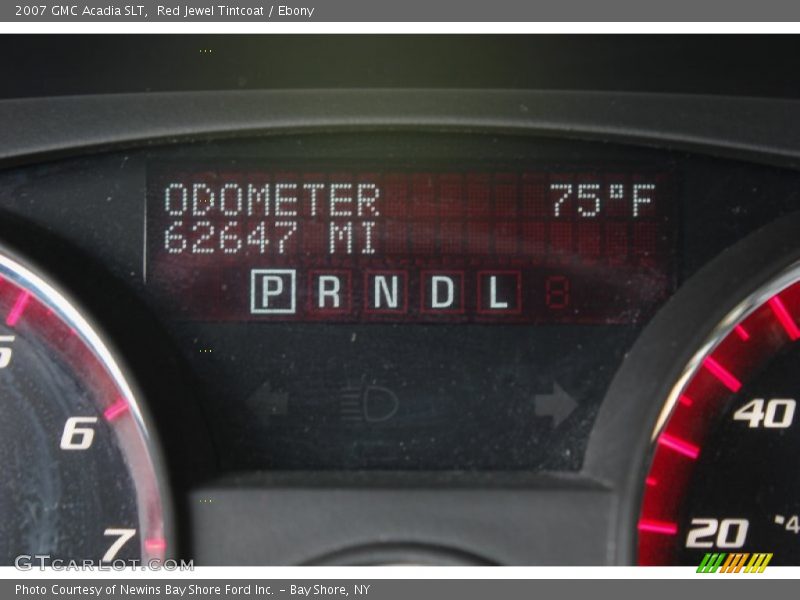 Red Jewel Tintcoat / Ebony 2007 GMC Acadia SLT