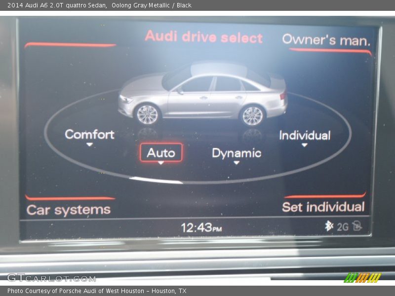 Oolong Gray Metallic / Black 2014 Audi A6 2.0T quattro Sedan