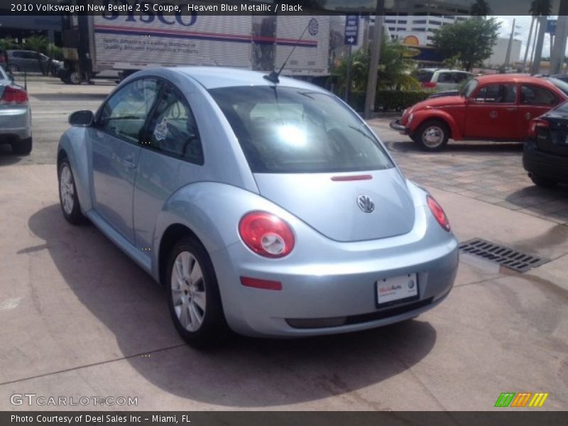 Heaven Blue Metallic / Black 2010 Volkswagen New Beetle 2.5 Coupe
