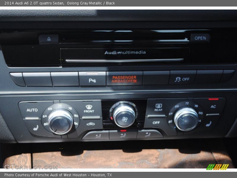 Oolong Gray Metallic / Black 2014 Audi A6 2.0T quattro Sedan