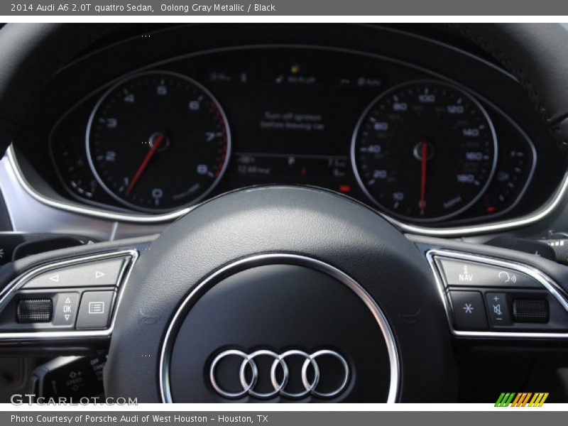 Oolong Gray Metallic / Black 2014 Audi A6 2.0T quattro Sedan