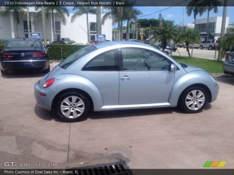 Heaven Blue Metallic / Black 2010 Volkswagen New Beetle 2.5 Coupe