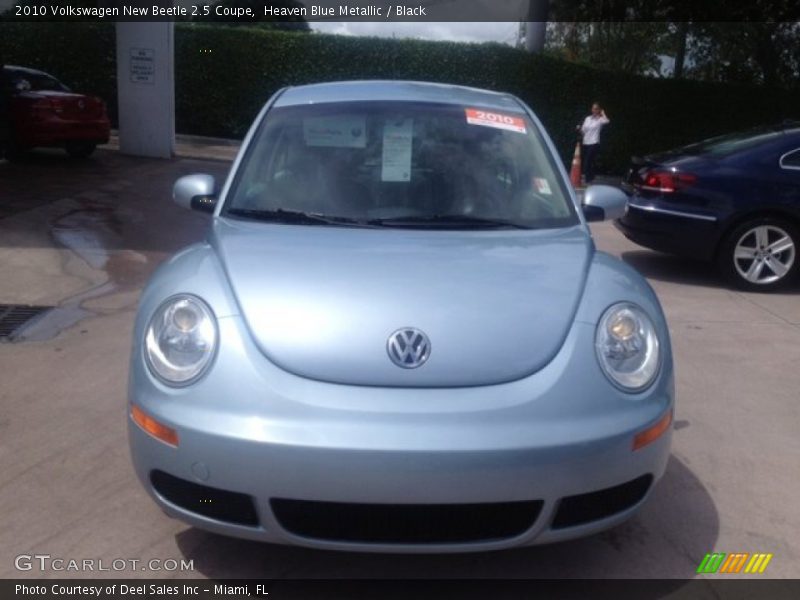 Heaven Blue Metallic / Black 2010 Volkswagen New Beetle 2.5 Coupe