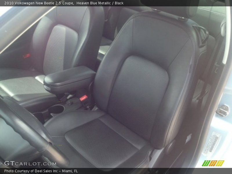 Heaven Blue Metallic / Black 2010 Volkswagen New Beetle 2.5 Coupe