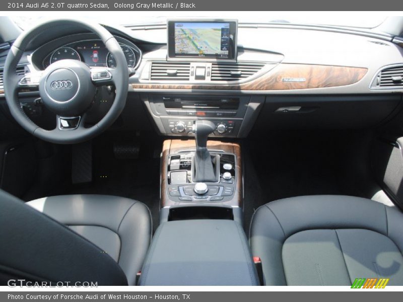 Oolong Gray Metallic / Black 2014 Audi A6 2.0T quattro Sedan