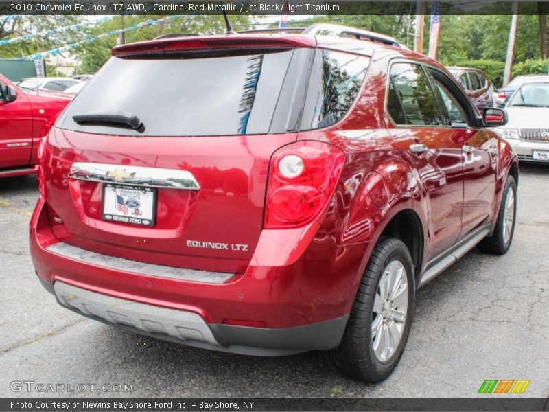 Cardinal Red Metallic / Jet Black/Light Titanium 2010 Chevrolet Equinox LTZ AWD