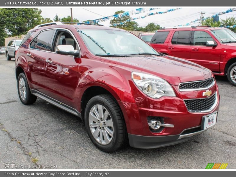 Cardinal Red Metallic / Jet Black/Light Titanium 2010 Chevrolet Equinox LTZ AWD