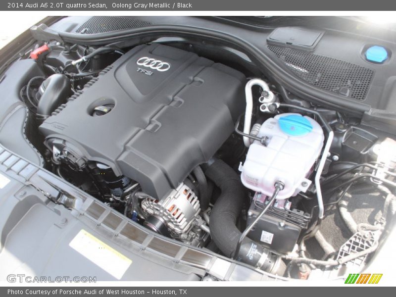 Oolong Gray Metallic / Black 2014 Audi A6 2.0T quattro Sedan