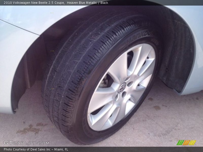 Heaven Blue Metallic / Black 2010 Volkswagen New Beetle 2.5 Coupe