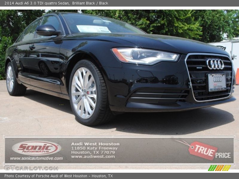 Brilliant Black / Black 2014 Audi A6 3.0 TDI quattro Sedan