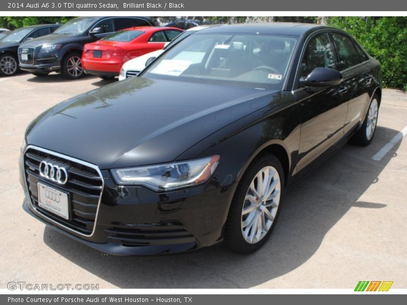 Brilliant Black / Black 2014 Audi A6 3.0 TDI quattro Sedan