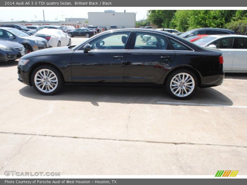 Brilliant Black / Black 2014 Audi A6 3.0 TDI quattro Sedan