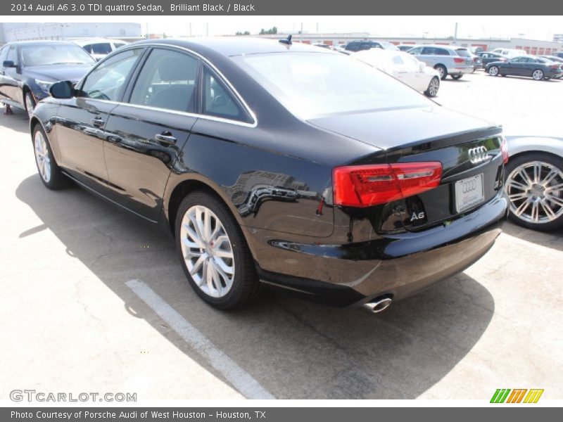 Brilliant Black / Black 2014 Audi A6 3.0 TDI quattro Sedan