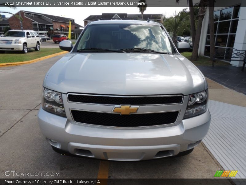 Silver Ice Metallic / Light Cashmere/Dark Cashmere 2013 Chevrolet Tahoe LT