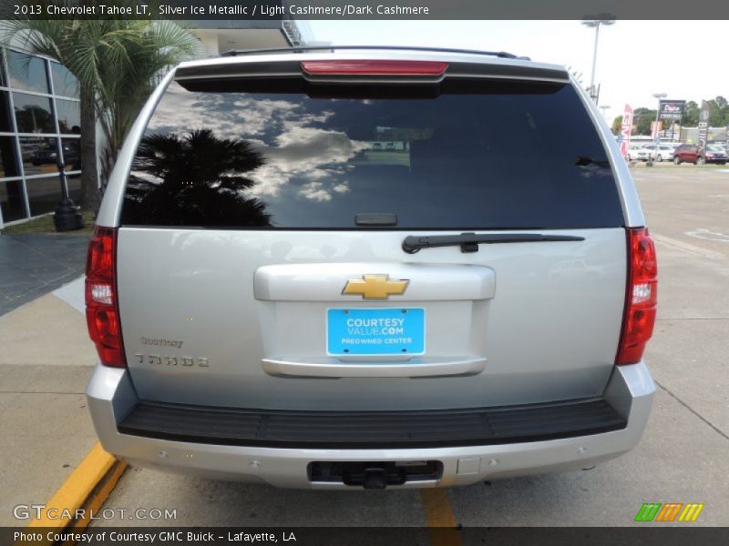 Silver Ice Metallic / Light Cashmere/Dark Cashmere 2013 Chevrolet Tahoe LT