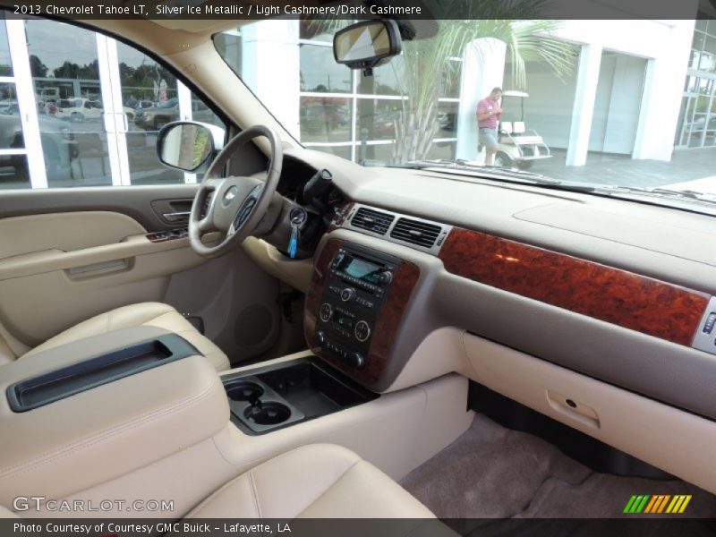 Silver Ice Metallic / Light Cashmere/Dark Cashmere 2013 Chevrolet Tahoe LT