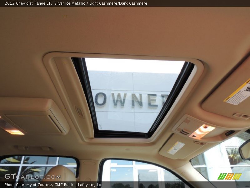 Silver Ice Metallic / Light Cashmere/Dark Cashmere 2013 Chevrolet Tahoe LT