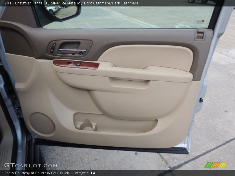 Silver Ice Metallic / Light Cashmere/Dark Cashmere 2013 Chevrolet Tahoe LT