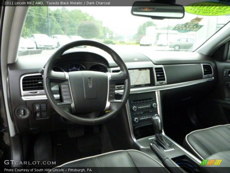 Tuxedo Black Metallic / Dark Charcoal 2011 Lincoln MKZ AWD