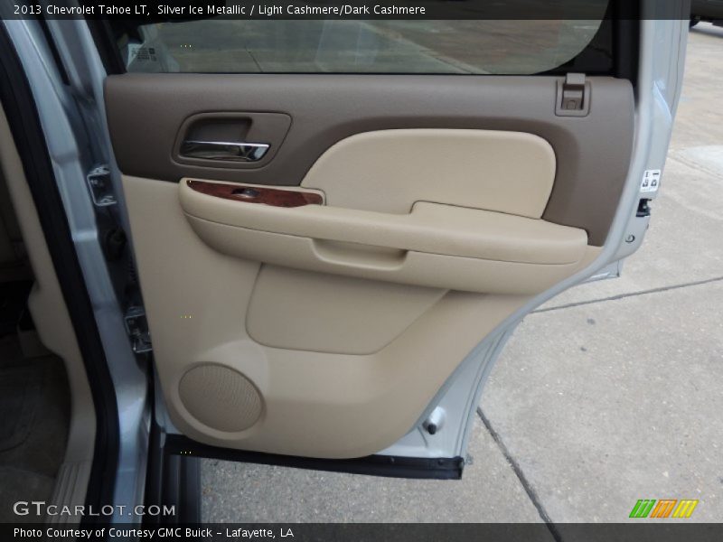 Silver Ice Metallic / Light Cashmere/Dark Cashmere 2013 Chevrolet Tahoe LT