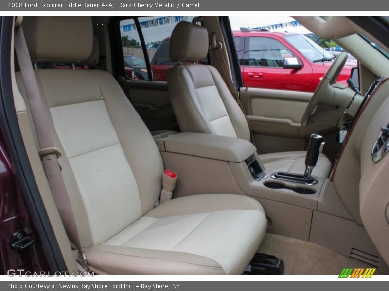 Dark Cherry Metallic / Camel 2008 Ford Explorer Eddie Bauer 4x4